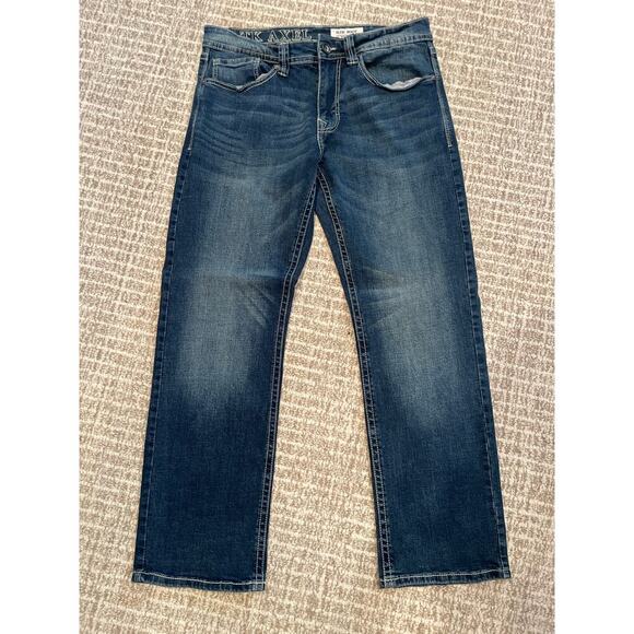 Men’s TK AXEL Jeans Slim Boot Sz 32x30 - Picture 1 of 5